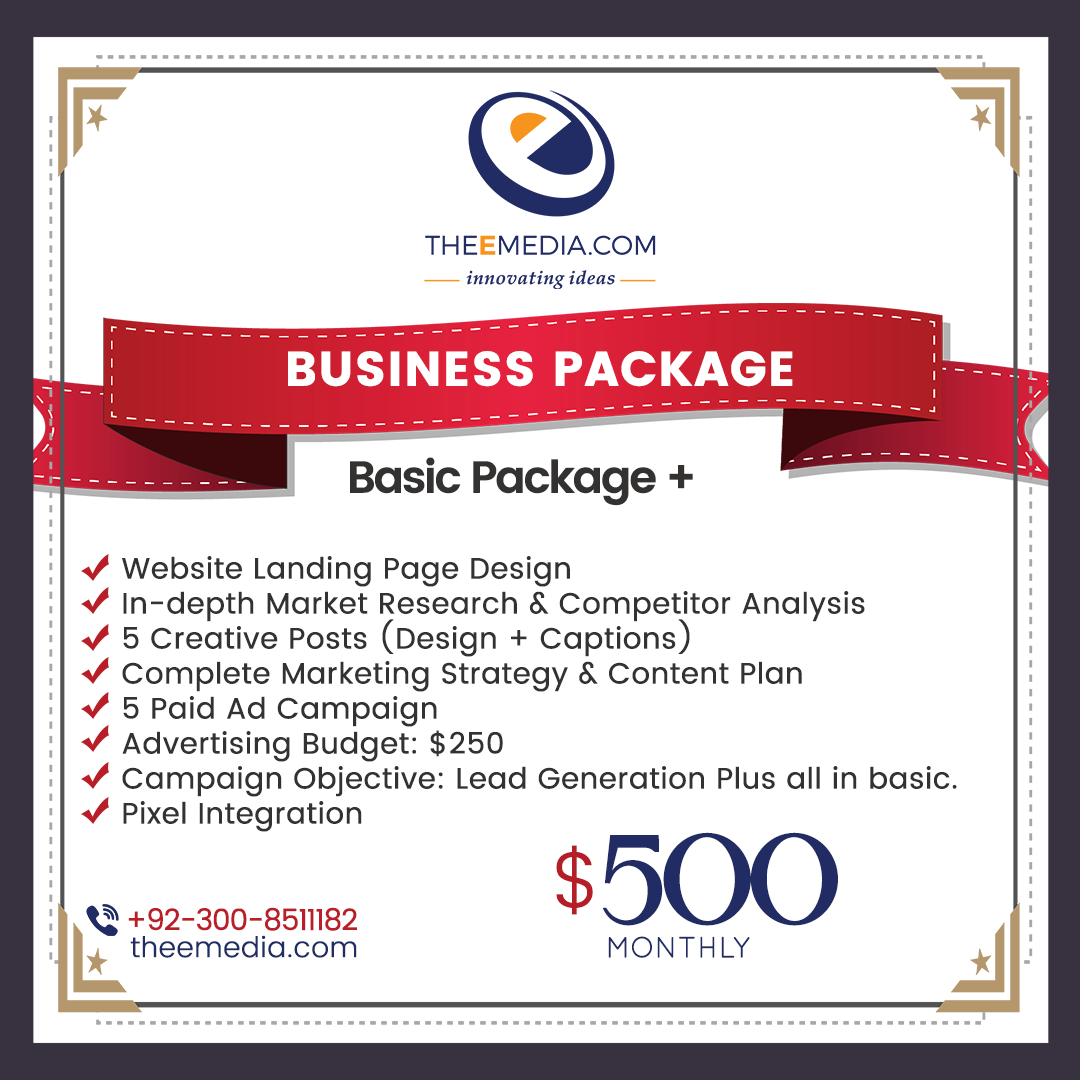 Social Media Marketing Business Package